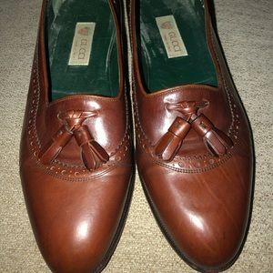 Authentic Gucci men’s brown loafers